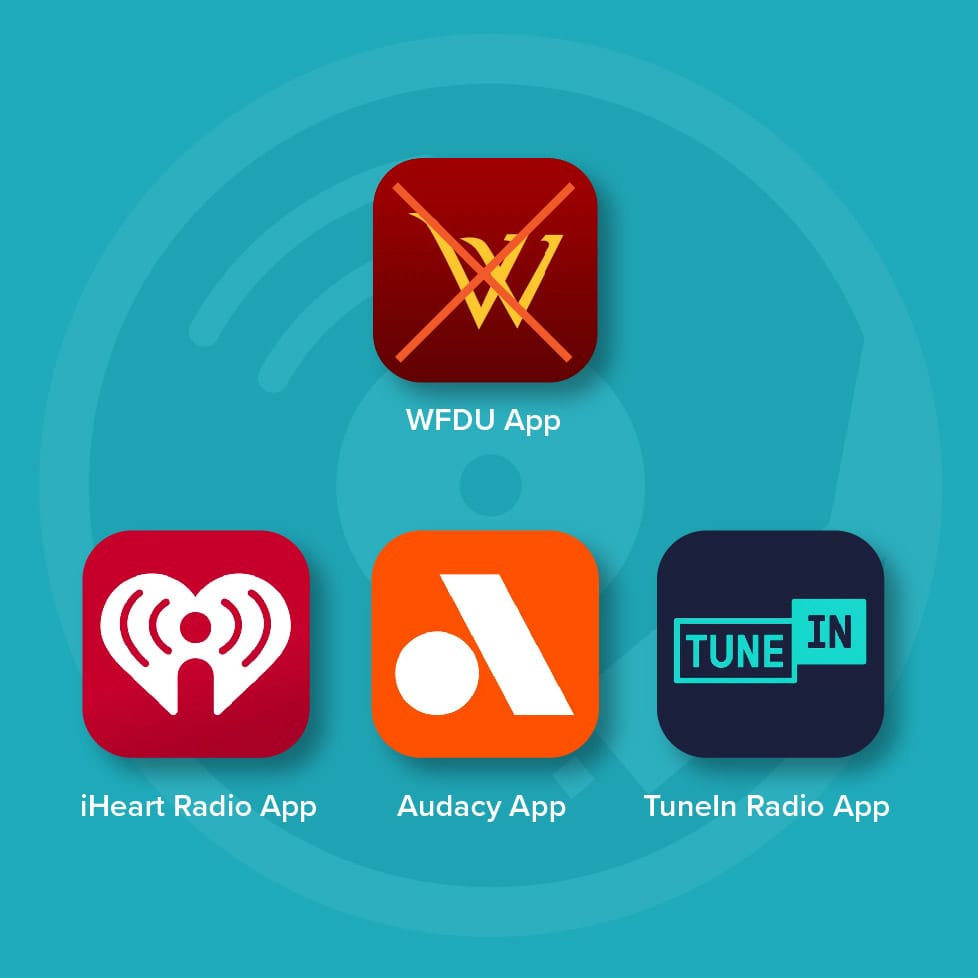 WFDU App no longer functional