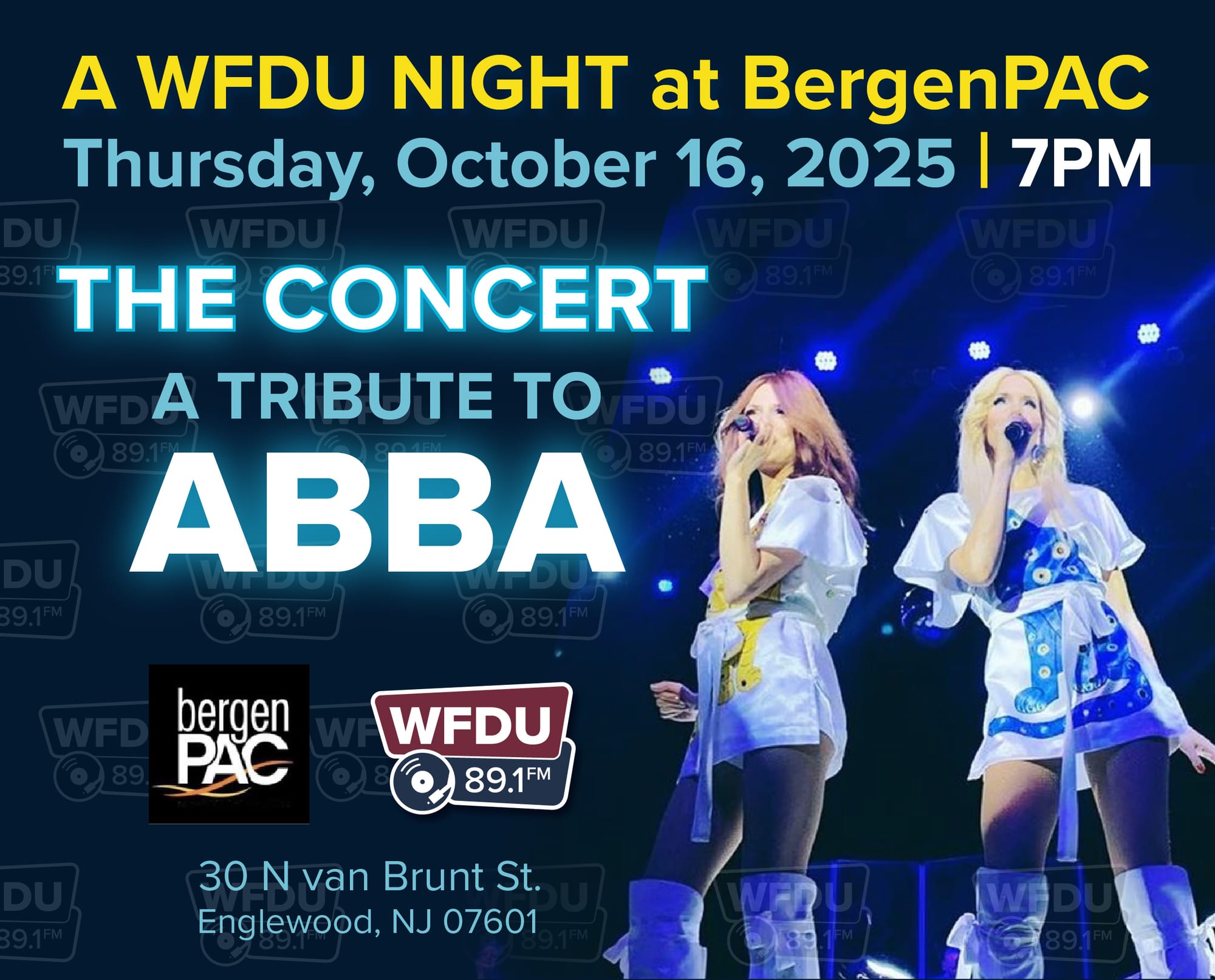 WFDU Night with "The Concert: A Tribute to ABBA"