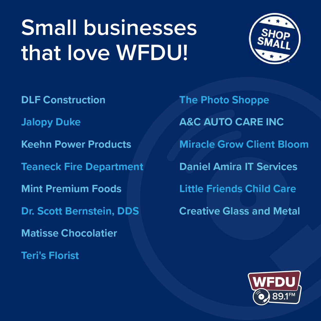 Let us shout YOU out on Small Business Saturday!