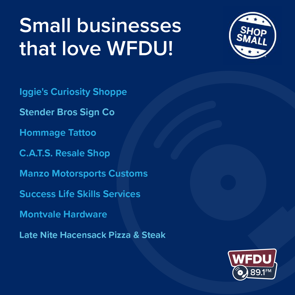 Let us shout YOU out on Small Business Saturday!