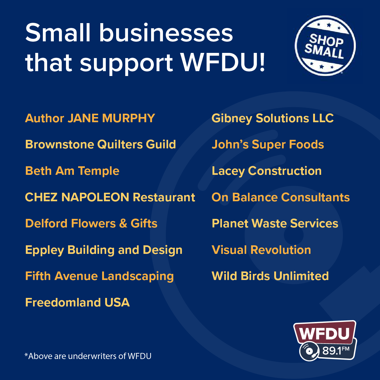 Let us shout YOU out on Small Business Saturday!