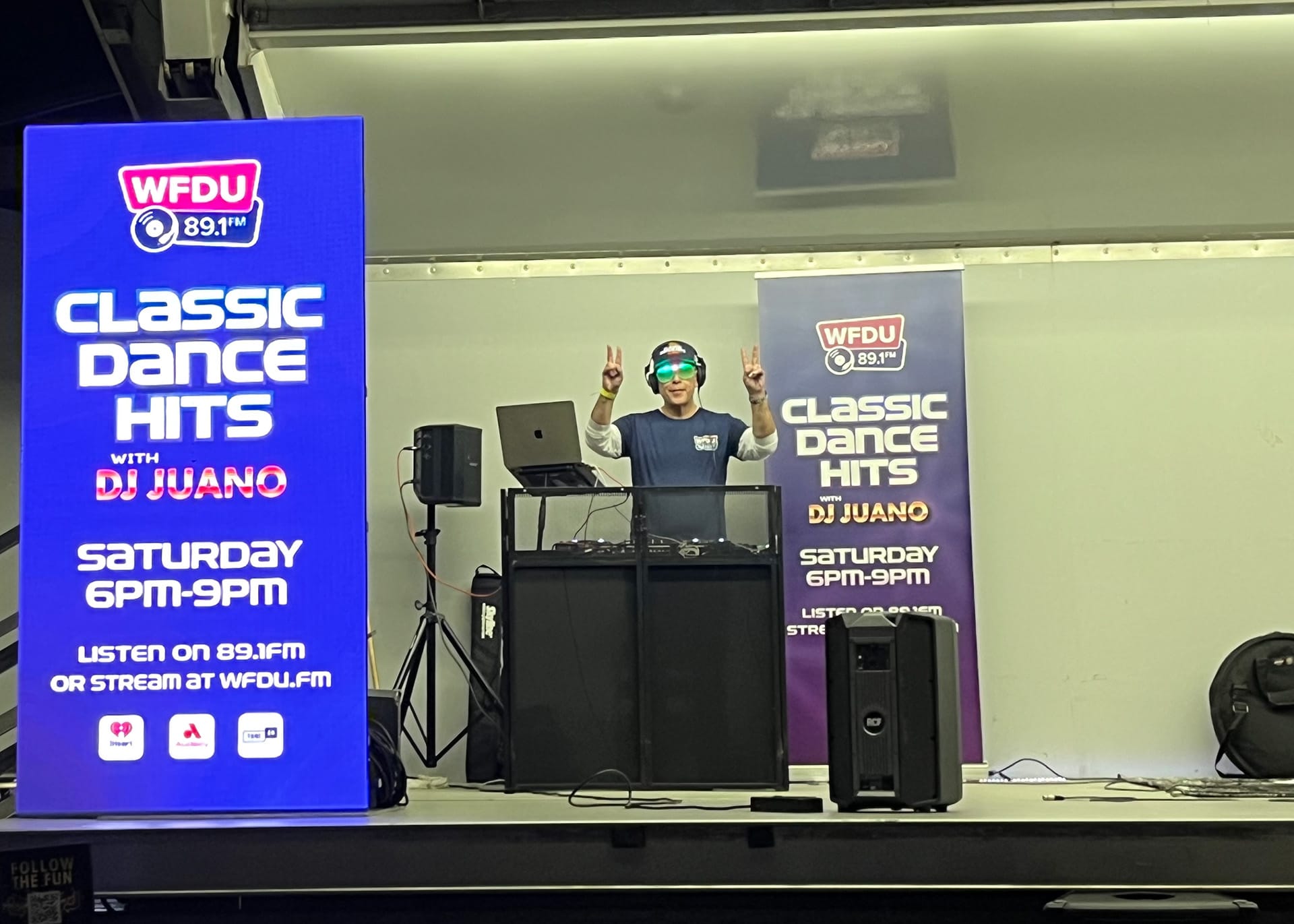 DJ Juano had us dancing in the streets of Tenafly!