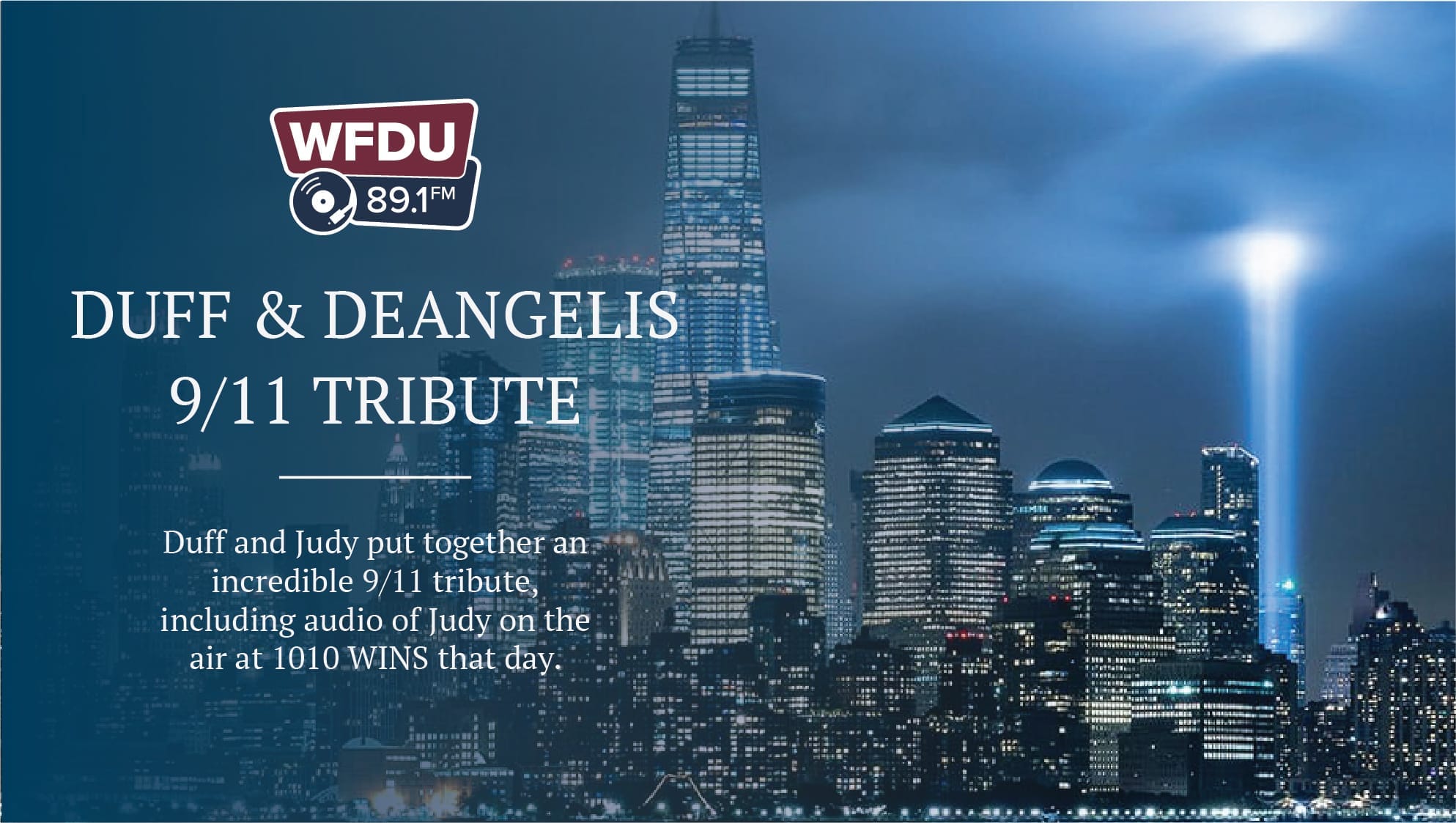 Listen to the Special Tribute for 9/11