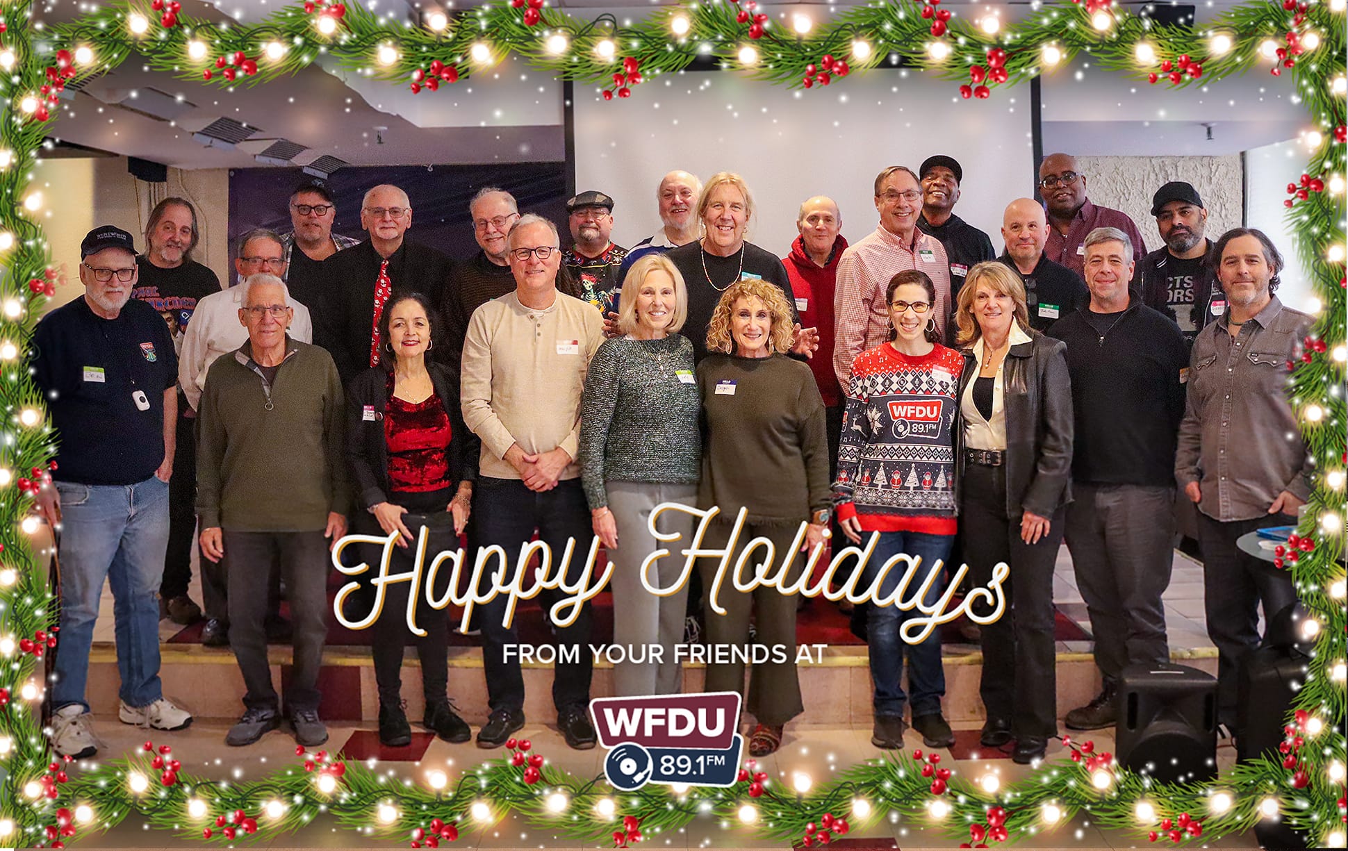 Happy Holidays from WFDU!