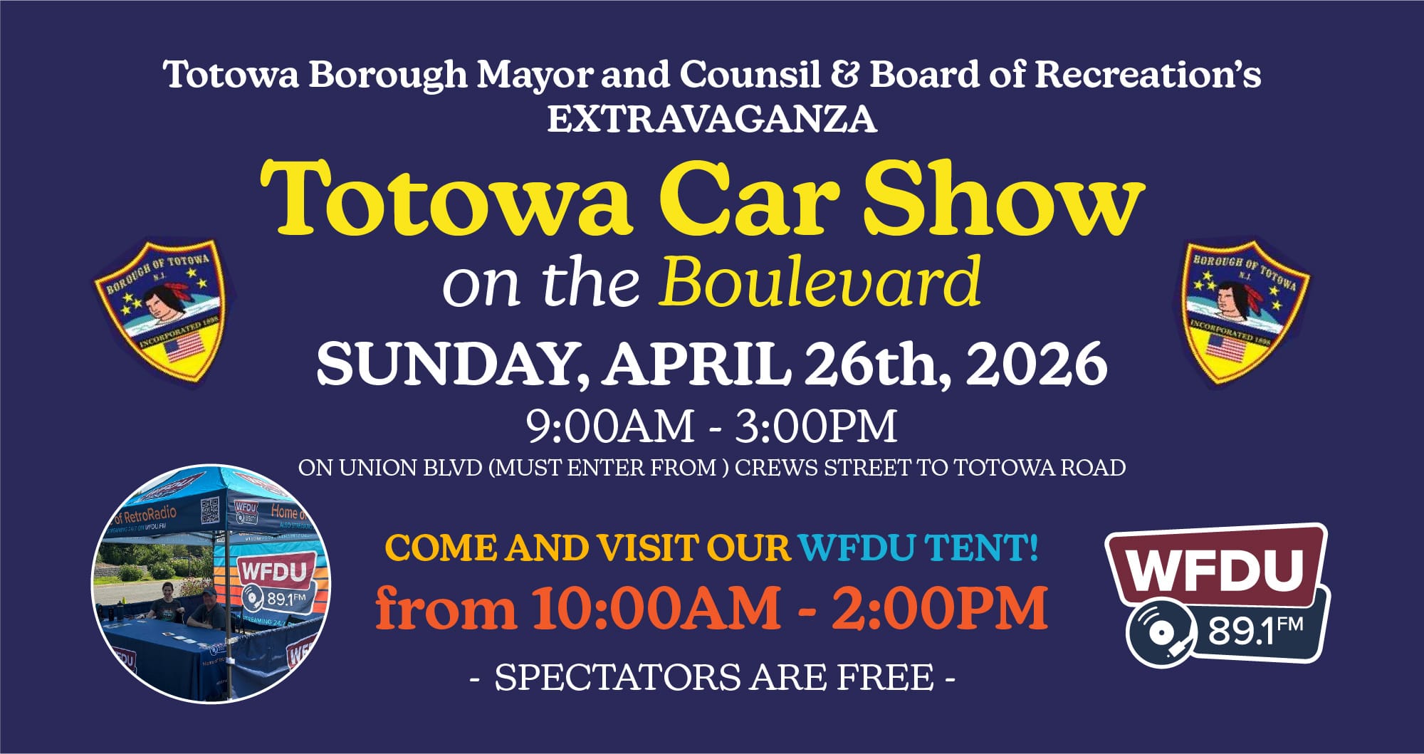 Totowa Car Show April 26th